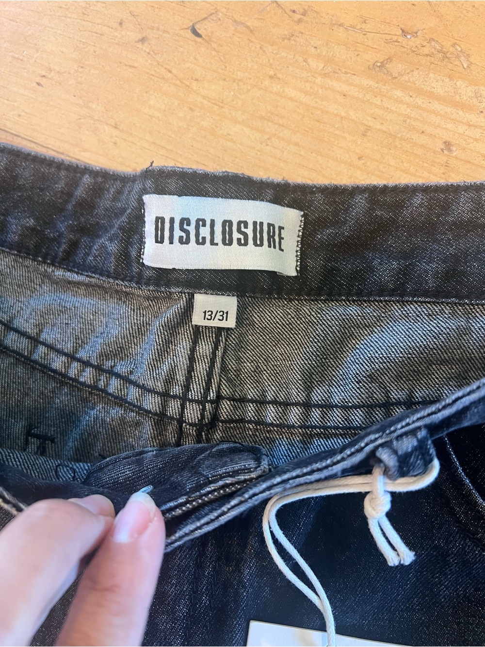 Disclosure Fearless Soul Black Wide-Leg Jeans with Pink/Teal Graphic Streetwear - Picture 3 of 12